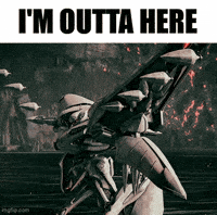 Im Outta Here Bandainamco GIF