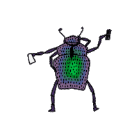 softillusion family bug familia soft Sticker