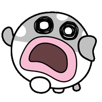 Nervous Oh No Sticker