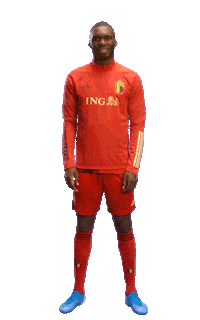 ingbelgium football celebration goal red Sticker