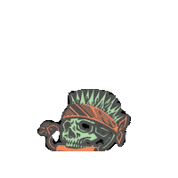 Skull Mother Sticker by Fury Hot Sauce