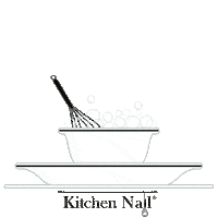 nails manicure Sticker by Kitchen Nail