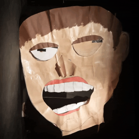 nightmare fuel monster face GIF by Leroy Patterson
