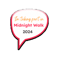 StHelenaHospice mw midnight walk st helena midnight walk 2024 Sticker
