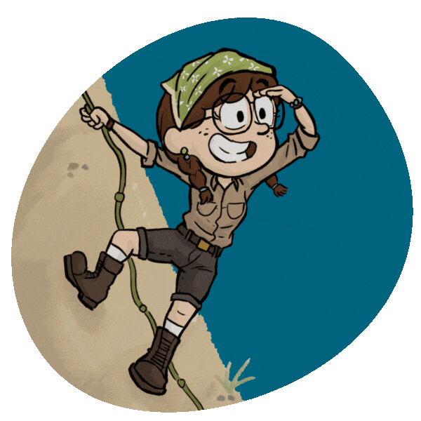 Adventure Climbing Sticker by Pepper Steps