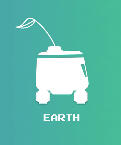 Sustainability Earth Day GIF by Kiwibot