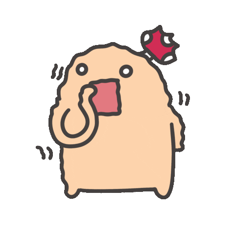 驚訝 驚嚇 Sticker