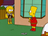 happy bart simpson GIF