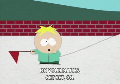 waving butters stotch GIF by South Park 