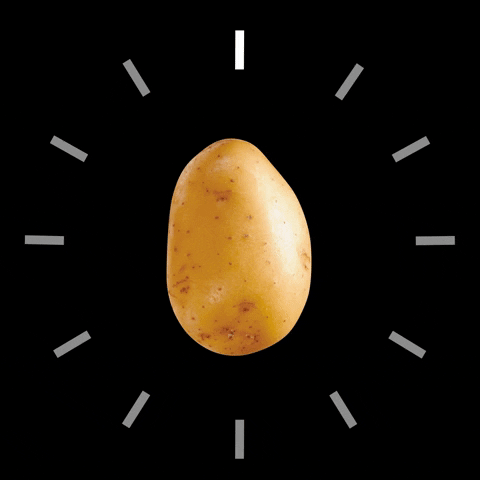 agristonv giphyupload clockless eating potato GIF