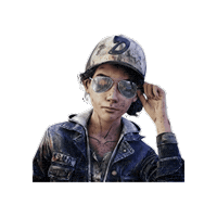 The Walking Dead Deal With It Sticker