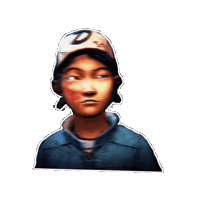 The Walking Dead Eyebrow Raise Sticker