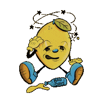 Lemon Baddays Sticker by Jordan McGraw