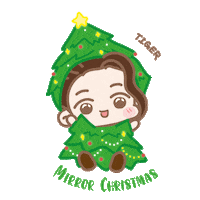 Merry Christmas Sticker by mirrorworldhk