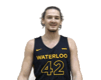 University Of Waterloo Basketball Sticker by Waterloo Warriors