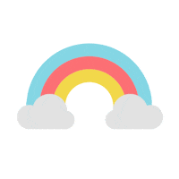 SUCO_org rainbow arcoiris suco arco iris Sticker
