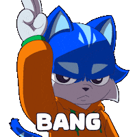 Serious Hands Up Sticker by Toshithecat