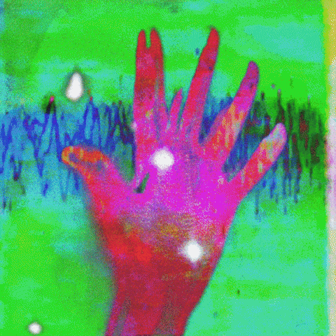 MattyFurious giphyupload glitch vhs hand GIF