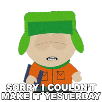 Sorry Kyle Broflovski Sticker by South Park
