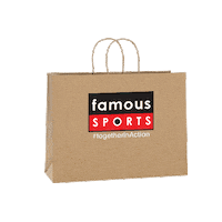 FamousSports shopping bag shopping bag famous sports Sticker