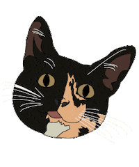 cat dog Sticker by Petriage