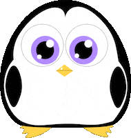 Penguin Wow Sticker