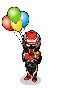 MrUGX party birthday ugx race simulator Sticker