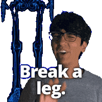 Best Of Luck Success Sticker