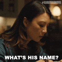 Karate Kid Name GIF by Sony Pictures
