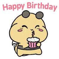 Celebrate Happy Birthday Sticker by Aminal Stickers