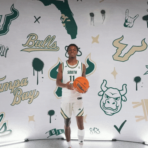 South Florida Basketball GIF by USF Athletics