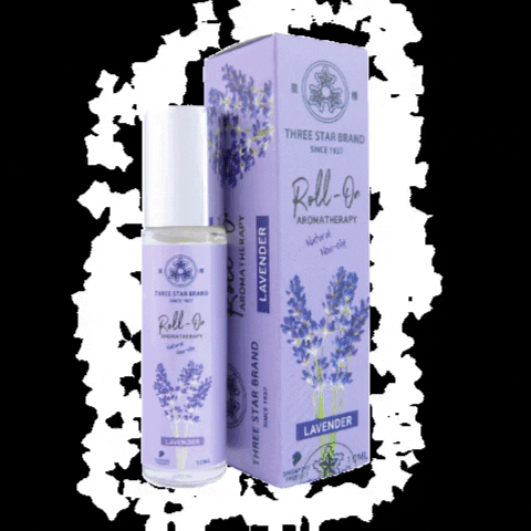 ThreeStarBrand giphygifmaker amo lavender lavender aromatherapy medicated oil GIF