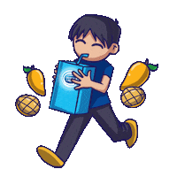 Happy Orange Sticker by Dutch Lady