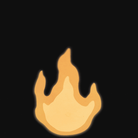 KUMAKINO giphyupload fire light flame GIF