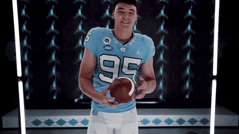 North Carolina Football GIF by UNC Tar Heels