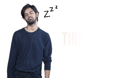 Tired Climate Change Sticker by Aakash Ranison