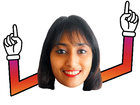 Rituparna Dey Sticker by BORN ON INSTAGRAM