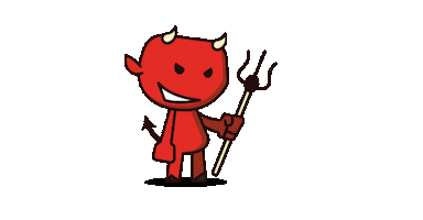 MobilizeSolutions halloween trick or treat little devil Sticker