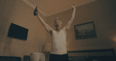 CAFONI beer old praying redemption GIF