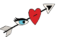 In Love Heart Sticker by anastrumpf