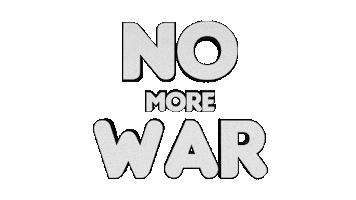No More War Sticker by OpticalArtInc.