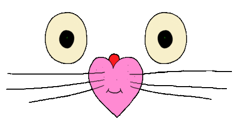 Cat Face Sticker by julia farkas