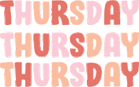 Thursday Greeklife Sticker by TGI Greek