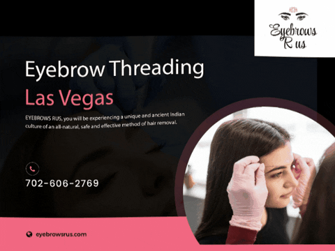 Eyebrow Threading Las Vegas GIF