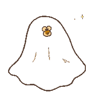 Ghost Beige Sticker