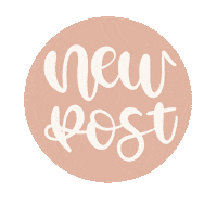 Pink New Post Sticker