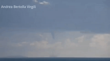 Twin Waterspouts Form Off Italian Coast