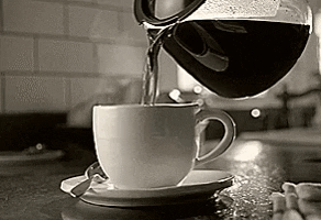 TheCoffeeMan giphygifmaker gm coffee motion ready GIF
