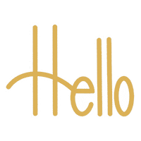 Hello Sticker by M&M Petit Soupirs