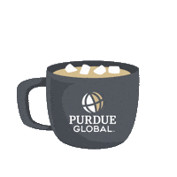 Hot Chocolate University Sticker by PurdueGlobal